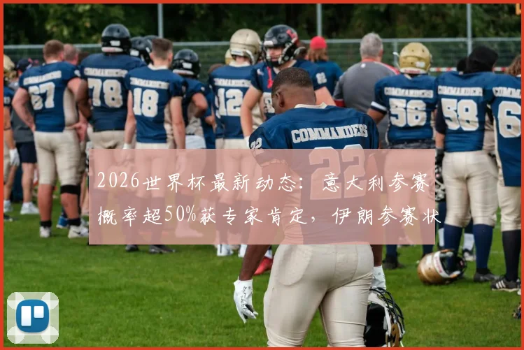 2026世界杯最新动态:意大利参赛概率超50%获专家肯定,伊朗参赛状态仍存疑,完整解析球队前景